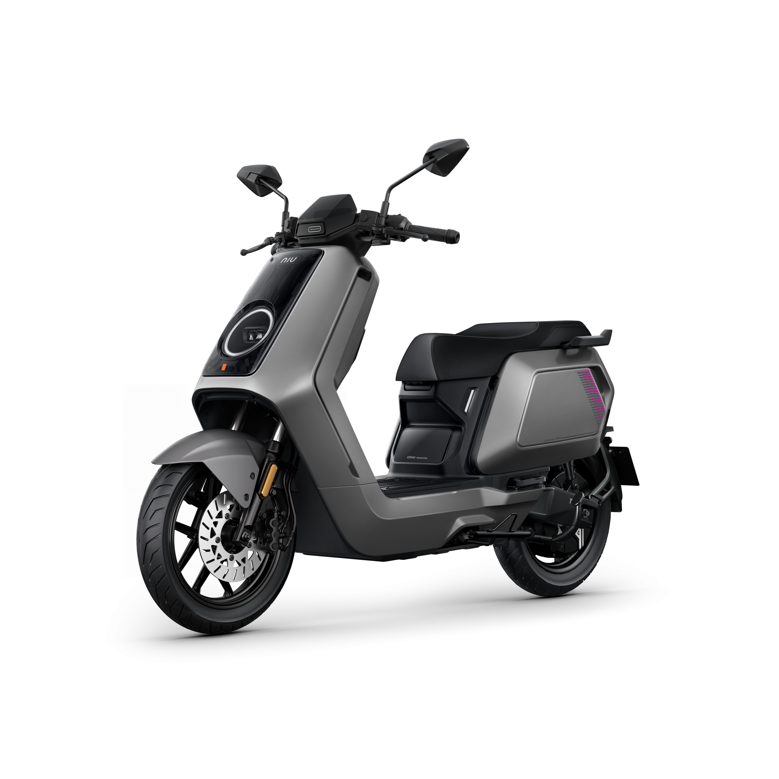 NQi GTS Front 45 km/h Weiß-Rot Standard Reichweite